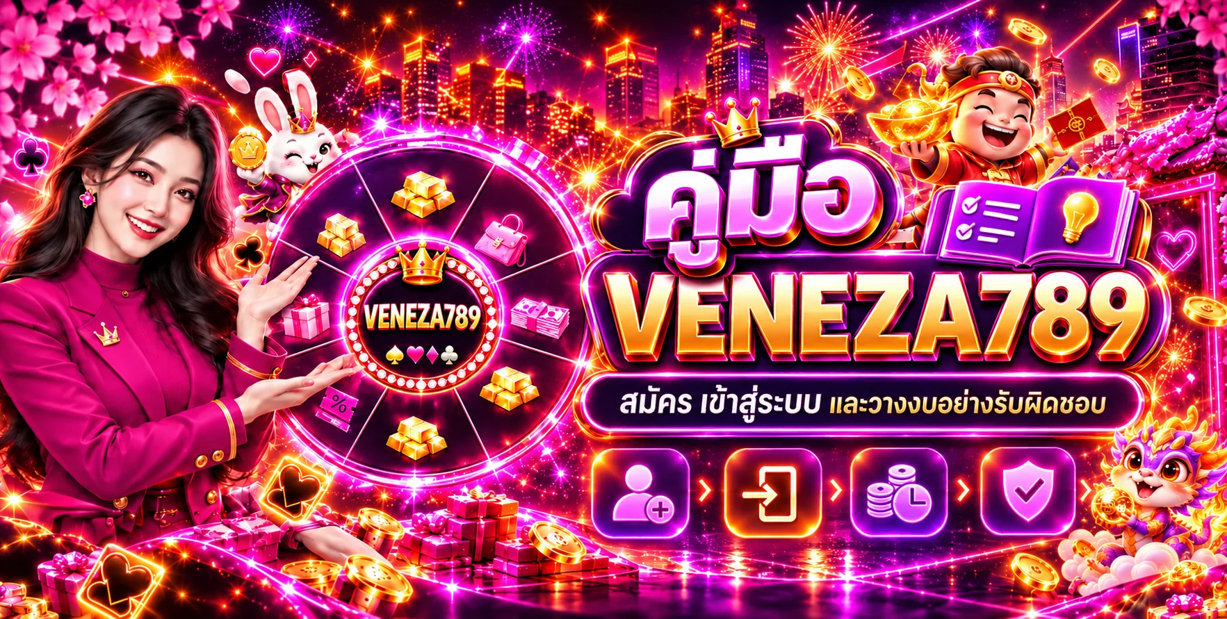 VENEZA789 คู่มือสมัคร เข้าสู่ระบบ และฝากถอน